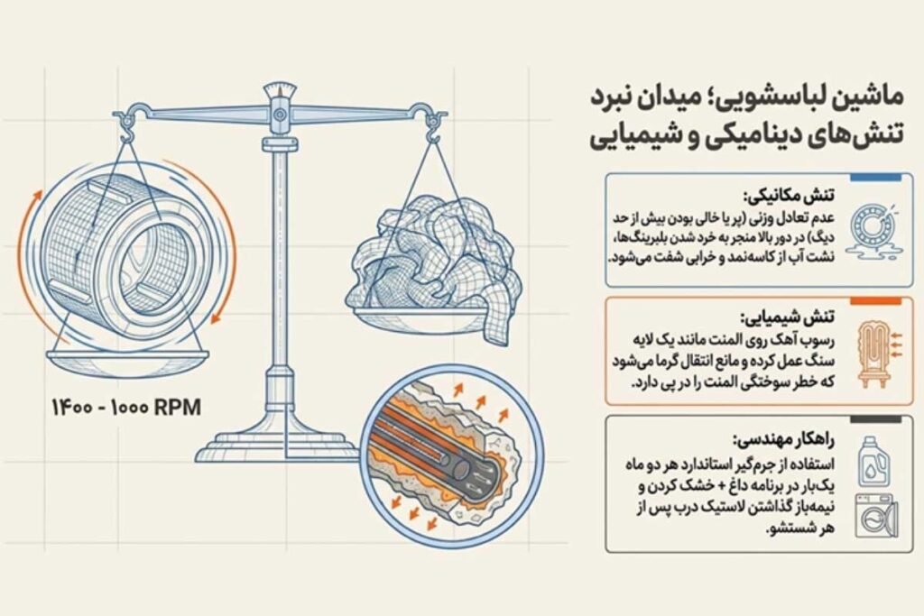 راههای افزایش طول عمر ماشین لباسشویی