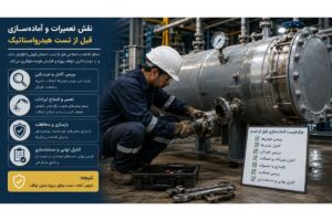 قبل از درخواست تست هیدرواستاتیک این موارد را بررسی کنید (چک‌لیست فنی)
