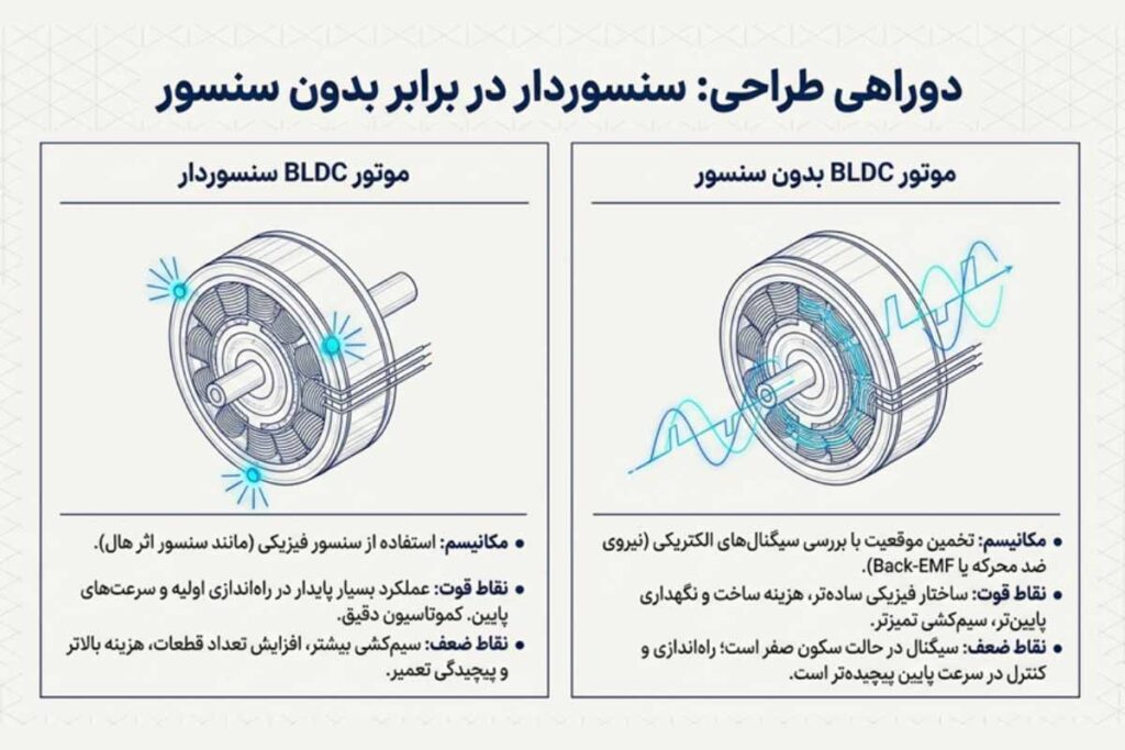 روش‌های کنترل موتورهای BLDC